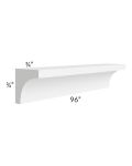 Alpine White Shaker 96" Inside Corner Molding