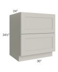 Stone Shaker 30" 2-Drawer Base Cabinet