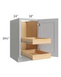 Stone Shaker 18" Full Height Door Base Cabinet with 2 Rollout Trays