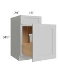 Stone Shaker 18" Base Cabinet with Double Trashcan Pullout