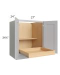 Stone Shaker 27" Full Height Base Cabinet with 1 Rollout Tray