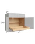 Stone Shaker 36" Base Cabinet with 1 Rollout Tray