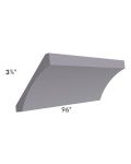 Graphite Grey Shaker 96" Cove Crown Molding