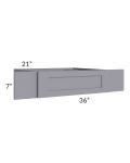 Graphite Grey Shaker 36" Vanity Knee Drawer (Can Be Trimmed)