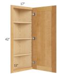 Madison Honey Shaker 12x42 Angle Wall Cabinet