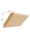 Madison Honey Shaker Large Angle Crown Molding