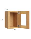 Madison Honey Shaker 12x18 Decorative Wall Cabinet