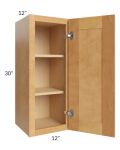 Madison Honey Shaker 12x30 Wall Cabinet