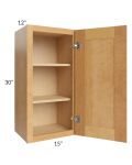 Madison Honey Shaker 15x30 Wall Cabinet
