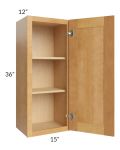 Madison Honey Shaker 15x36 Wall Cabinet