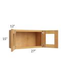Madison Honey Shaker 27x15 Decorative Wall Cabinet