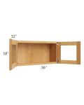 Madison Honey Shaker 36x18 Decorative Wall Cabinet