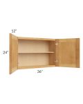 Madison Honey Shaker 36x24 Wall Cabinet