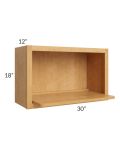Madison Honey Shaker Wall Microwave Shelf Kit