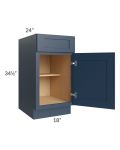 Madison Navy Shaker 18" Base Cabinet