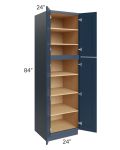 Madison Navy Shaker 24x84x24 Wall Pantry Cabinet