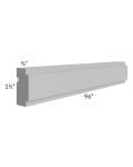 Charlotte Grey 96" Square Chair Rail Molding