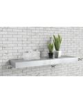 Midtown Painted Grey Shaker 54" Floating Shelf