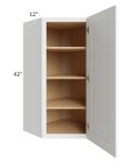 Royal White Shaker 24x42 Wall Diagonal Corner Cabinet