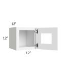 Brilliant White Shaker 12x12 Decorative Wall Cabinet