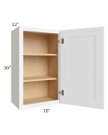 Royal White Shaker 18x30 Wall Cabinet
