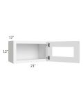 Brilliant White Shaker 21x12 Decorative Wall Cabinet