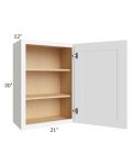 Royal White Shaker 21x30 Wall Cabinet