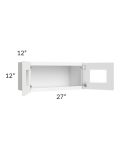 Brilliant White Shaker 27x12 Decorative Wall Cabinet