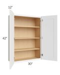 Royal White Shaker 30x42 Wall Cabinet