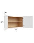 Royal White Shaker 36x24x24 Wall Cabinet