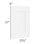 Brilliant White Shaker 12x18 Wall Decorative Door