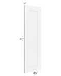 Brilliant White Shaker 42" Wall Decorative Door