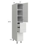 Euro White Grain 12x71-1/4 Utility Cabinet with 1 Door