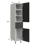 Euro Cafe 15x71-1/4 Utility Cabinet with 2 Doors and 1 Drawer