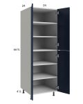Harbor Navy 24x71-1/4 Utility Cabinet with 2 Doors