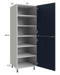 Harbor Navy 24x71-1/4 Utility Cabinet with 1 Door