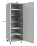 Harbor White 24x71-1/4 Utility Cabinet with 1 Door