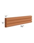 Lexington Cinnamon Glaze 96" Triple Bead Insert Molding