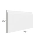 Township White 8' Baseboard Molding