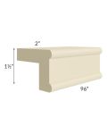 Casselton Ivory 96" Light Rail Molding 
