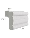 Heather Grey Shaker 96" Light Rail Molding