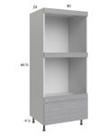 Euro Grey 30x71-1/4 Double Oven Cabinet with 1 Drawer
