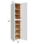 Lakewood White 18x96x24 Wall Pantry Cabinet
