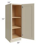 Stratton Khaki Shaker 18x54 Pantry Base Cabinet - Out of stock through mid April