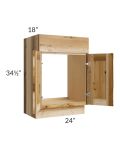 Prairie Shaker 24" Vanity Sink Base Cabinet (18" depth)
