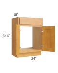 Royal Oak 24" Vanity Sink Base Cabinet (18" depth)