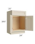 Stratton Khaki Shaker 24" Vanity Sink Base Cabinet - Out of stock through May