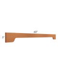 Lexington Cinnamon Glaze 60" Arched Valance 