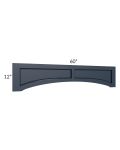 Southport Blue Shaker 60" Raised Panel Door Valance 