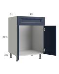 Harbor Navy 24" Vanity Sink Base Cabinet